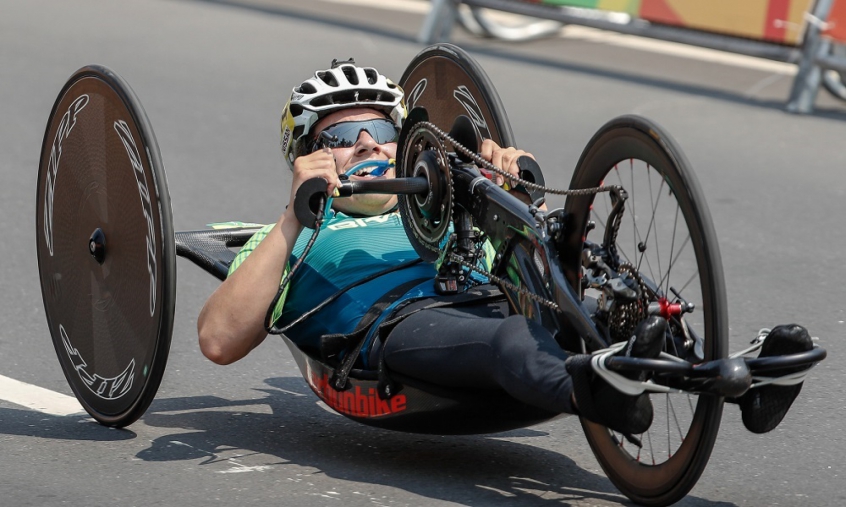  Atleta brasileira não consegue lugar no pódio do ciclismo de estrada nos Jogos Paralímpicos