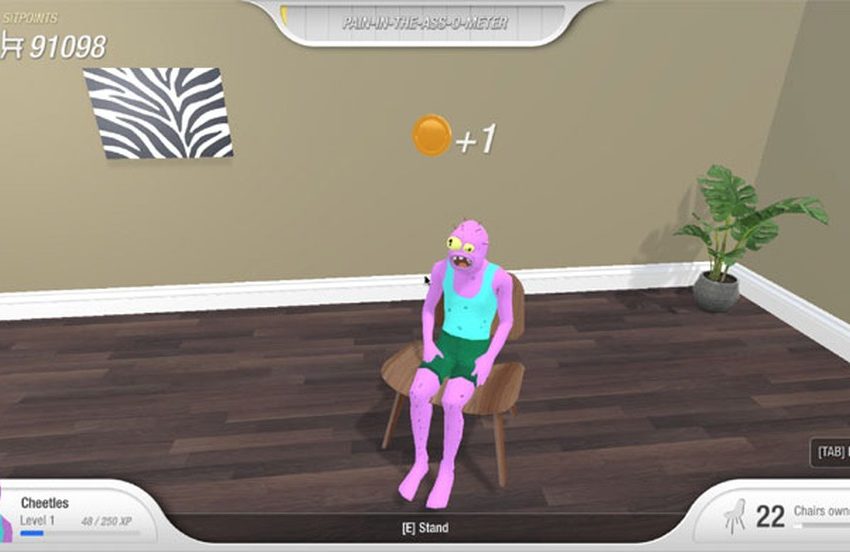  Chair Simulator é um game bizarro onde o jogador precisa ficar sentado