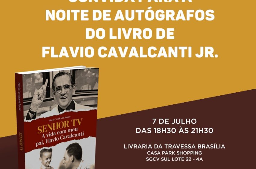  Legado de Flavio Cavalcanti, lenda da televisão brasileira, é exaltado em livro escrito pelo filho