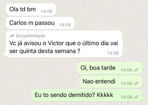  Médico é demitido pelo WhatsApp e descobre que isso é mais comum do que se imagina