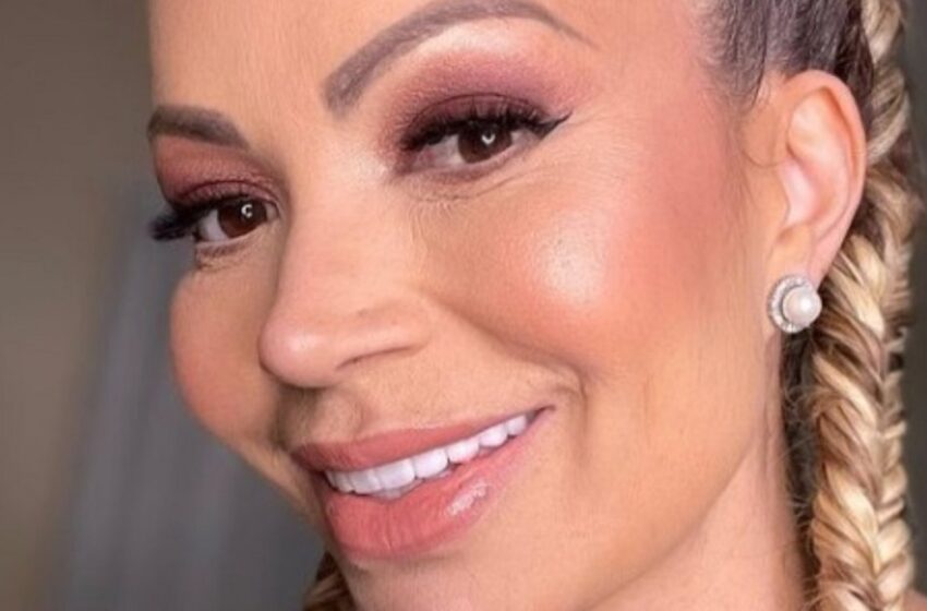  Solange Almeida provoca com peça fininha: “Melhor que a Paolla”