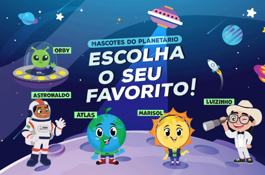  Aberta votação para eleger o novo mascote do Planetário de Brasília