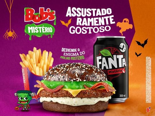  Bob’s lança sanduíche com molho misterioso para celebrar o Halloween