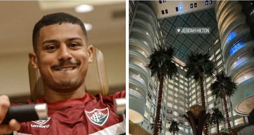  Em hotel de luxo, delegação do Fluminense passa primeiro dia na Arábia Saudita, onde disputa o Mundial