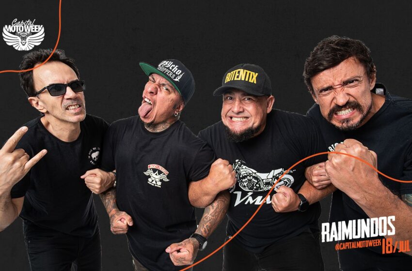  Capital Moto Week confirma Raimundos no line-upBanda comemora 30 anos de história ao melhor estilo no maior festival de motos e rock da América Latina