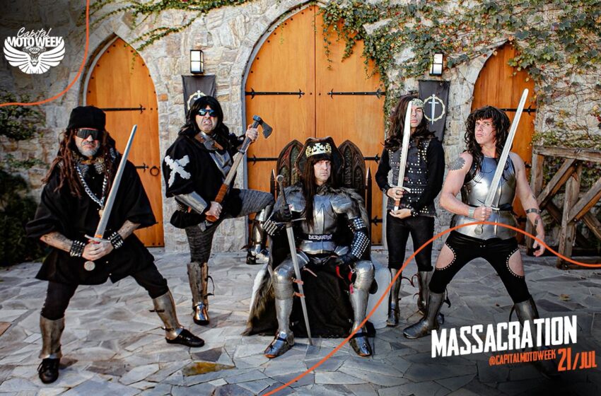  Massacration leva humor e metal ao palco do Capital Moto Week
