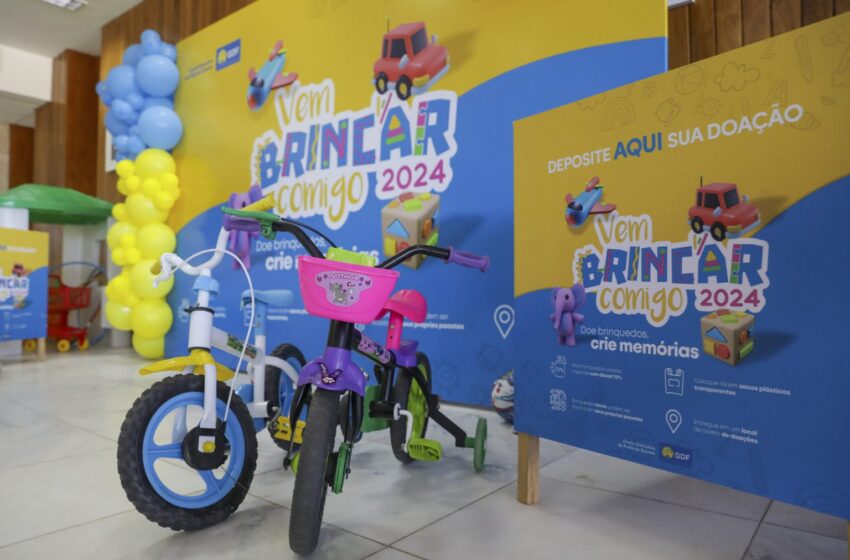  Começa a quinta edição da campanha de arrecadação de brinquedos Vem Brincar Comigo