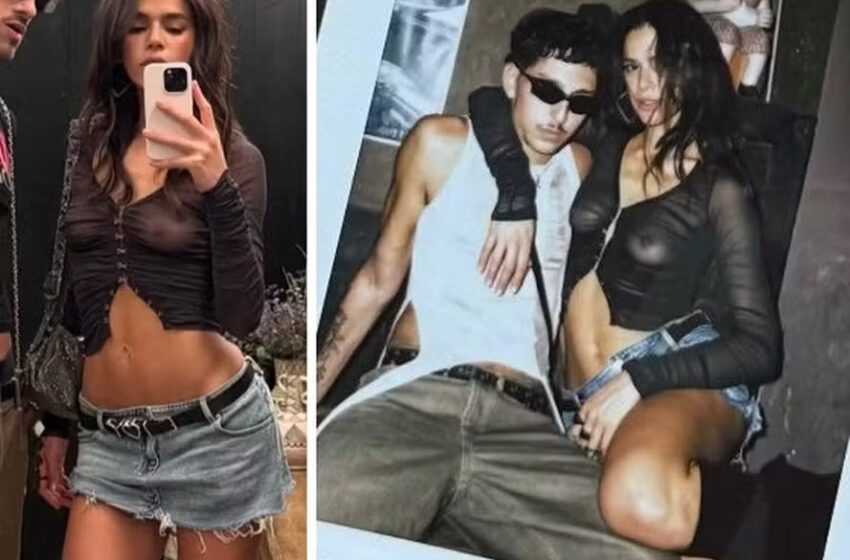  Bruna Marquezine usa transparência para festa de amigo e acaba mostrando demais