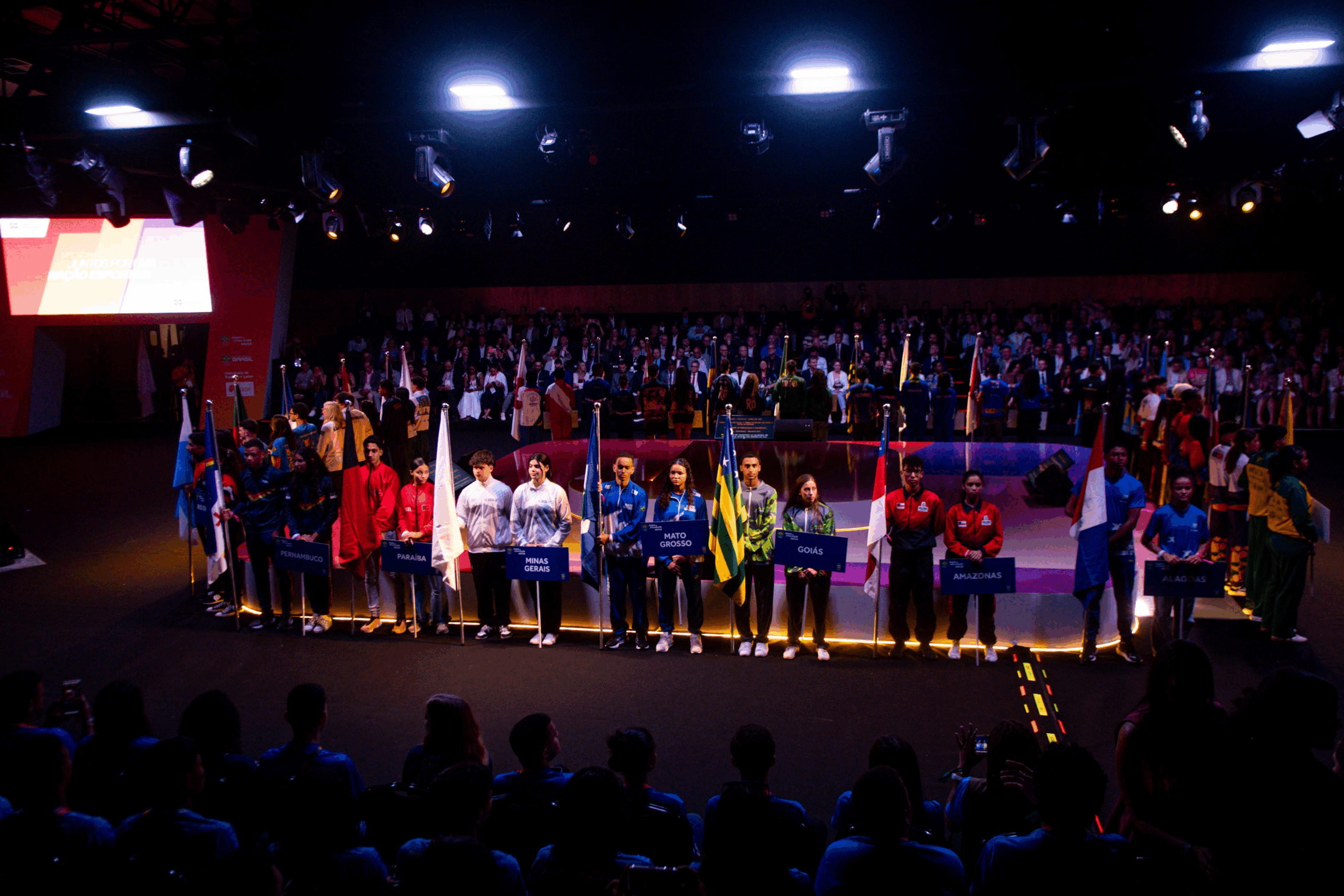  Abertura oficial dos Jogos da Juventude emociona jovens talentos de todo o Brasil