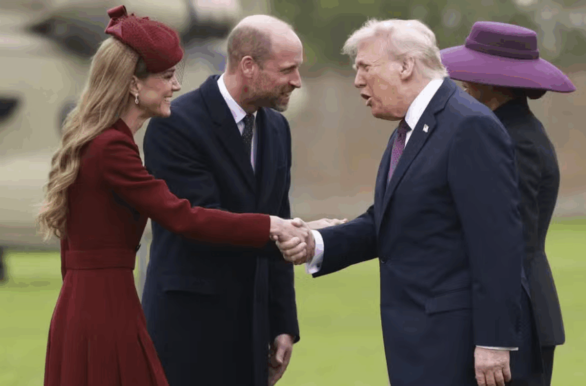  Leitura labial revela Donald Trump ‘hipnotizado’ por Kate Middleton em visita ao Reino Unido: ‘Você é tão linda’