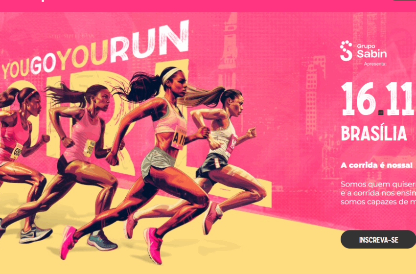 Corrida Girl Power volta a Brasília para celebrar força e protagonismo feminino