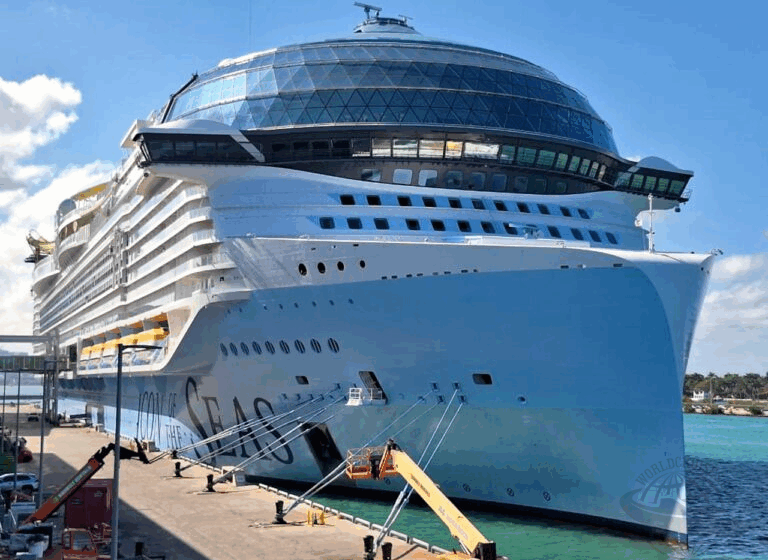  Com capacidade para 10 mil pessoas, próximo maior navio do mundo vai estrear antes do previsto; veja nova data e roteiros