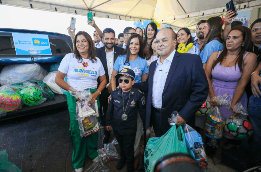  GDF promove Dia Solidário e arrecada brinquedos para a campanha Vem Brincar Comigo
