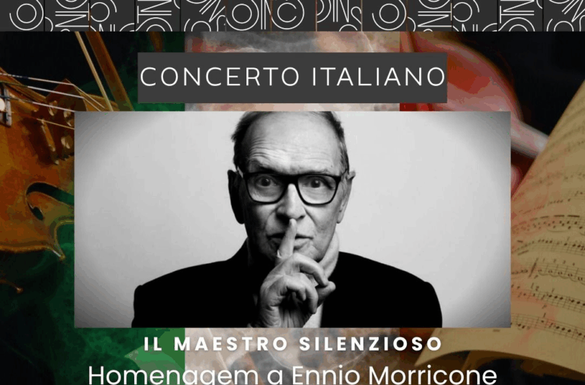  Embaixada da Itália e Orquestra Sinfônica de Brasília promovem concerto em homenagem a Ennio Morricone na capital federal