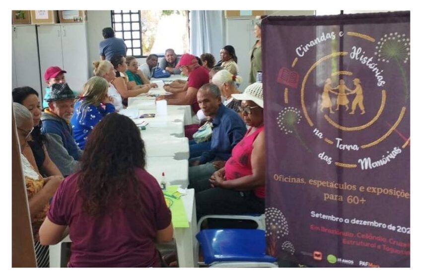  Cirandas e Histórias na Terra das Memórias: em dezembro, projeto terá culminâncias no Cruzeiro, Taguatinga e Ceilândia