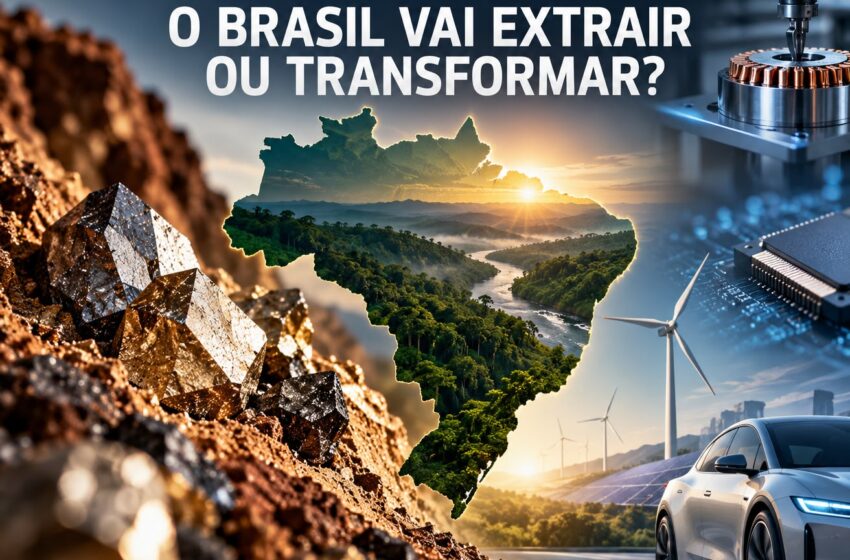  TERRAS RARAS: O BRASIL VAI EXTRAIR OU TRANSFORMAR?